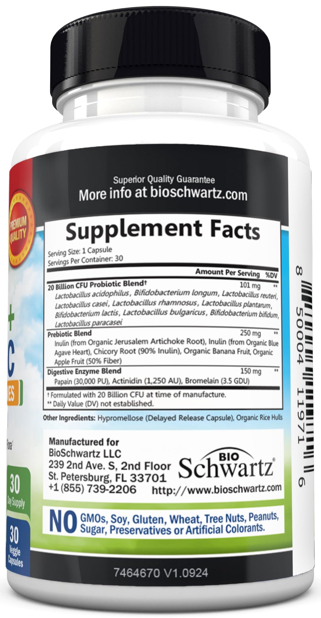 Prebiotics & Probiotics 30 Capsules S9736