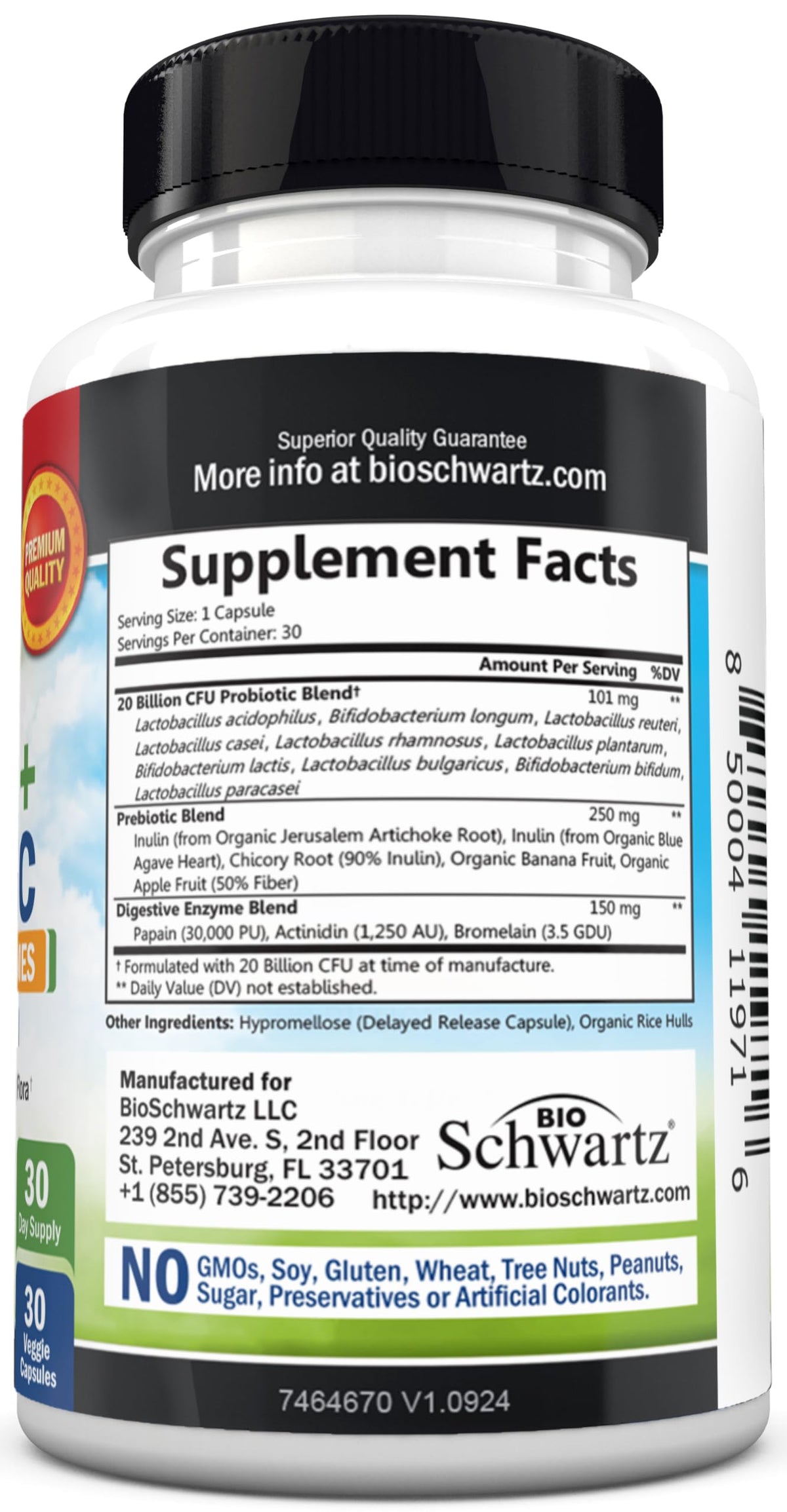 Prebiotics & Probiotics 30 Capsules S9736