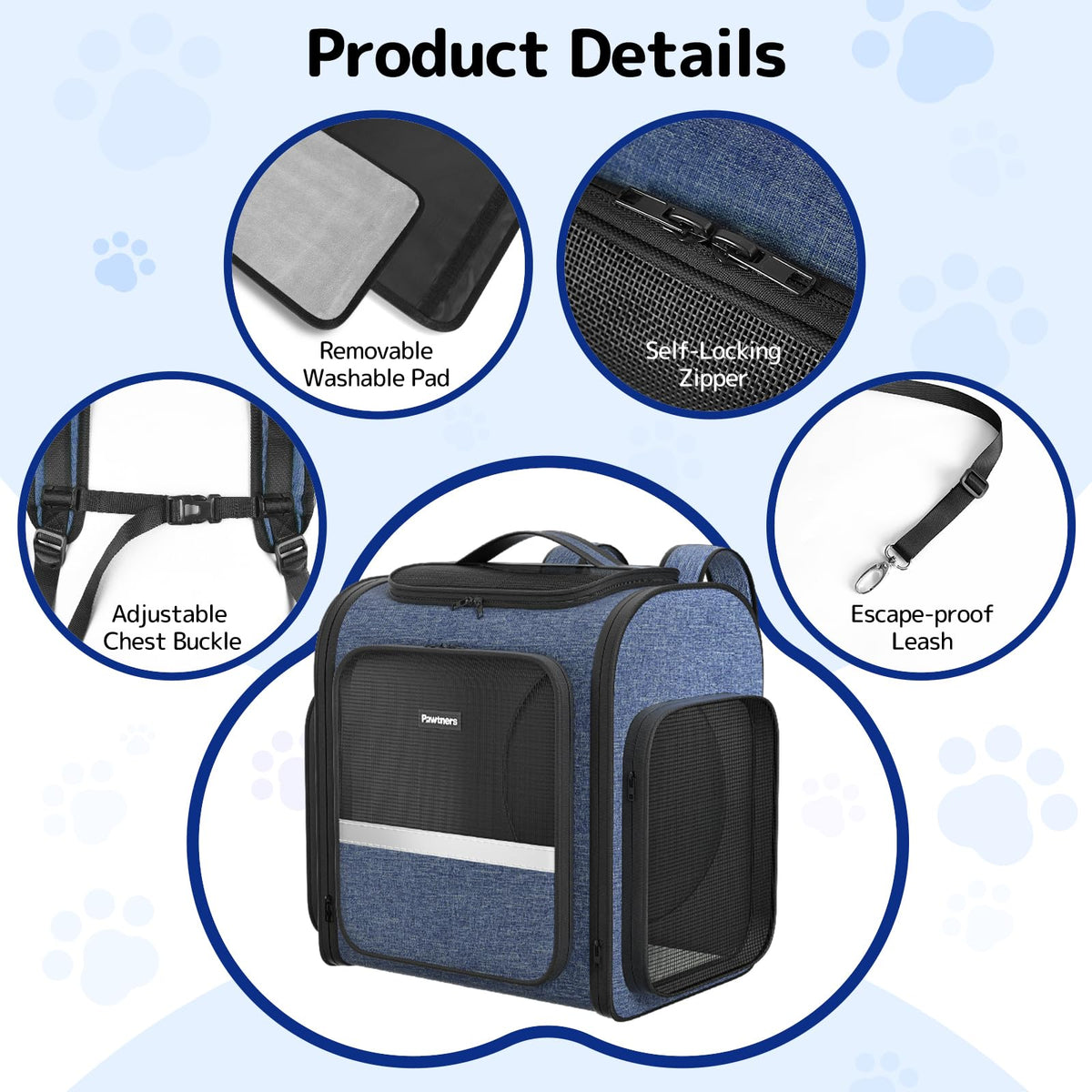 Cat Backpack with Play Tunnel X155
