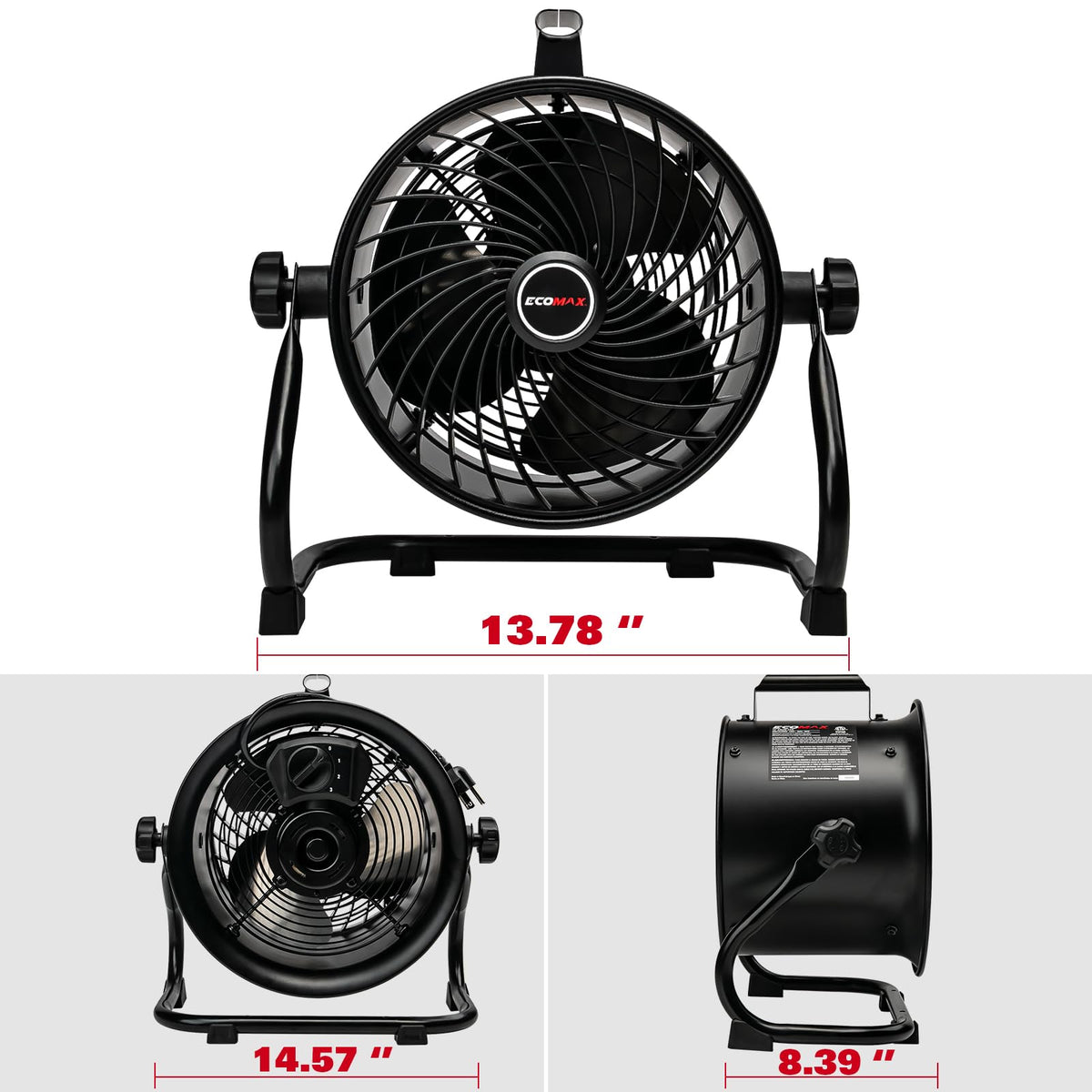 10 Inch High Velocity Drum Fan Y778694