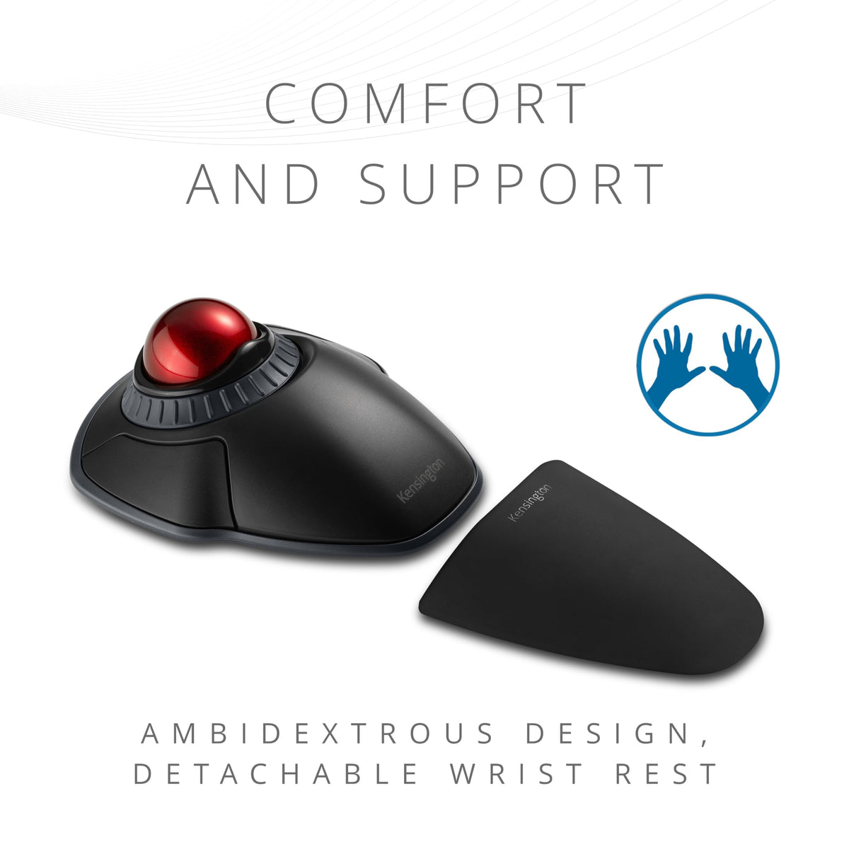 Wireless Trackball with Scroll Ring B5595
