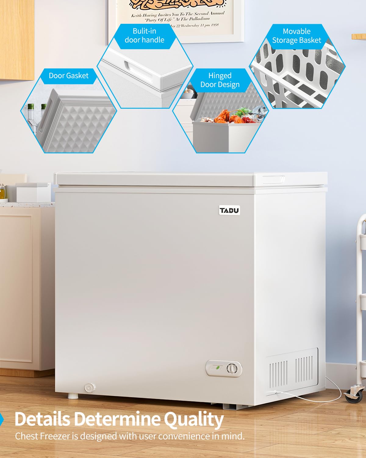 12.0 Cubic Feet White Chest Freezer Q863422