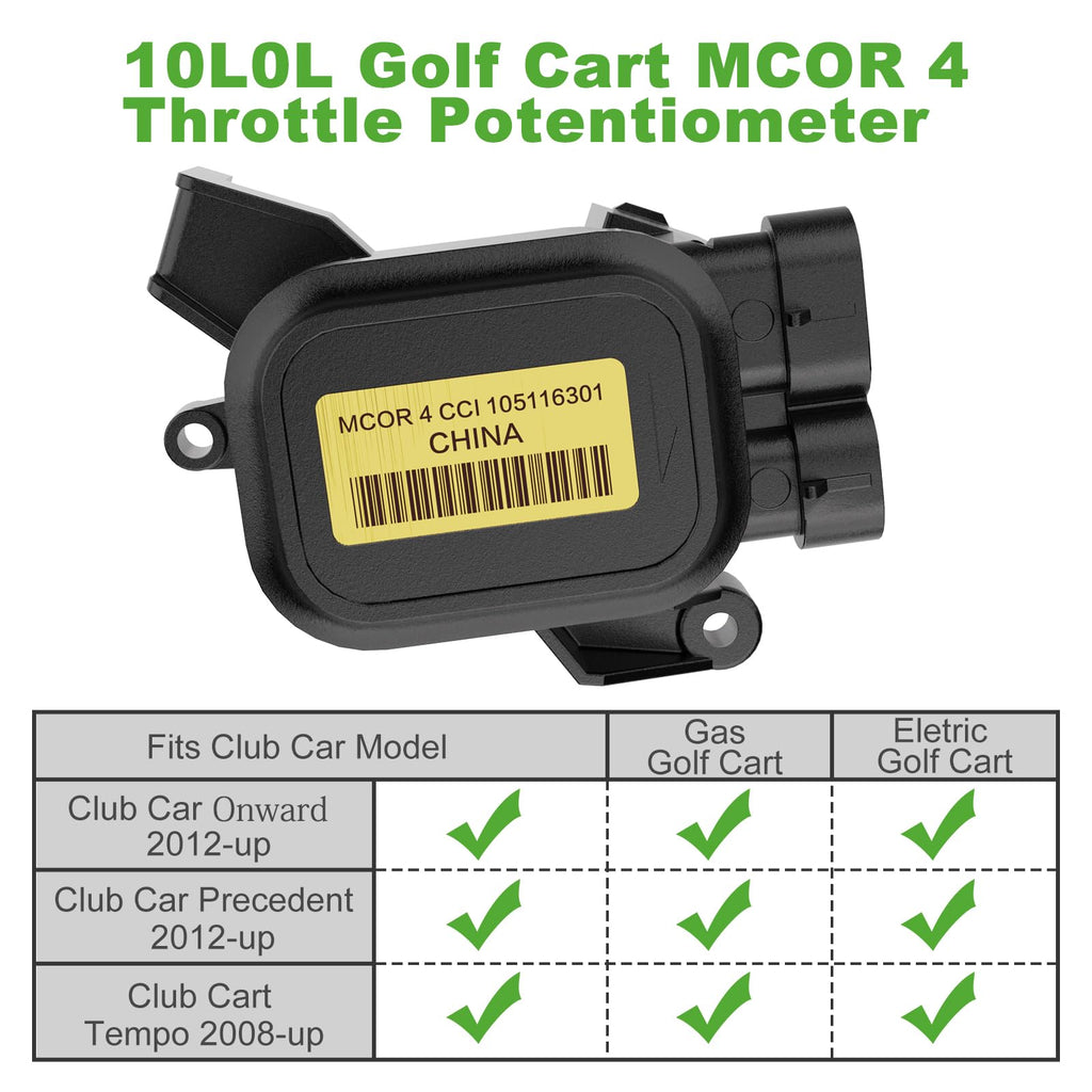 Throttle Potentiometer for Golf Cart C43385