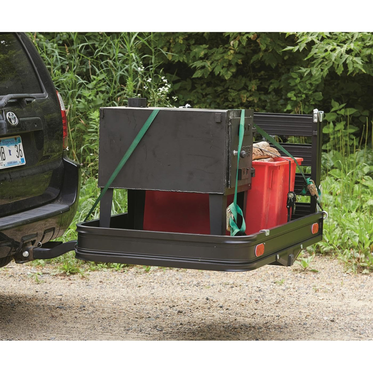 Aluminum Folding Hitch Cargo Carrier J391