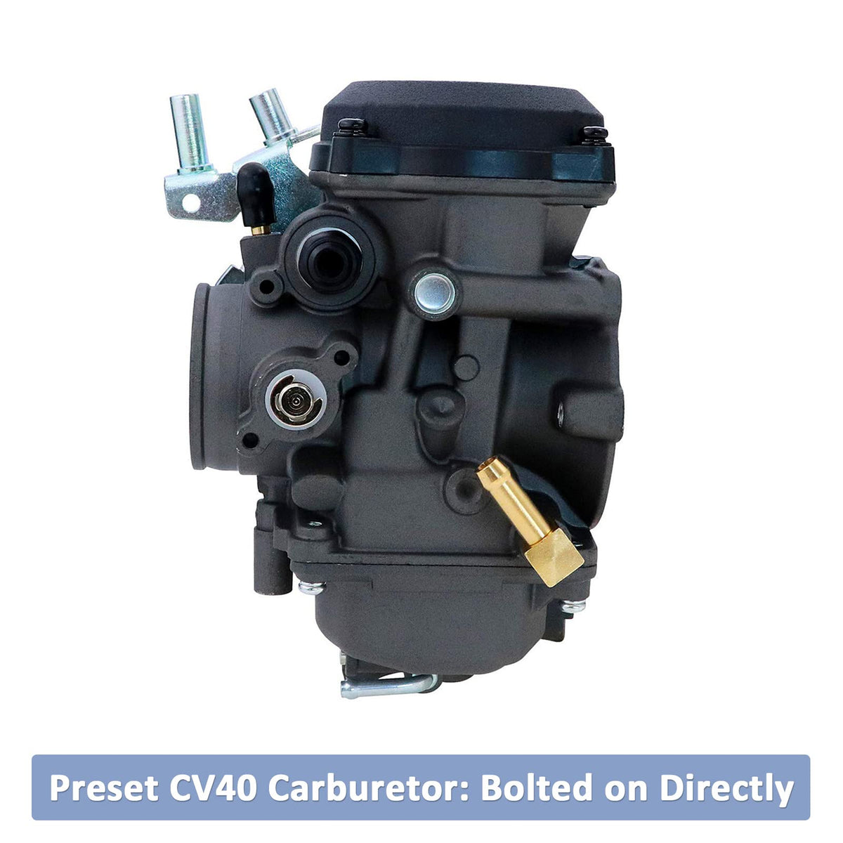 CV40 Carburetor with Fuel Filter Spark Plug Jets K7944