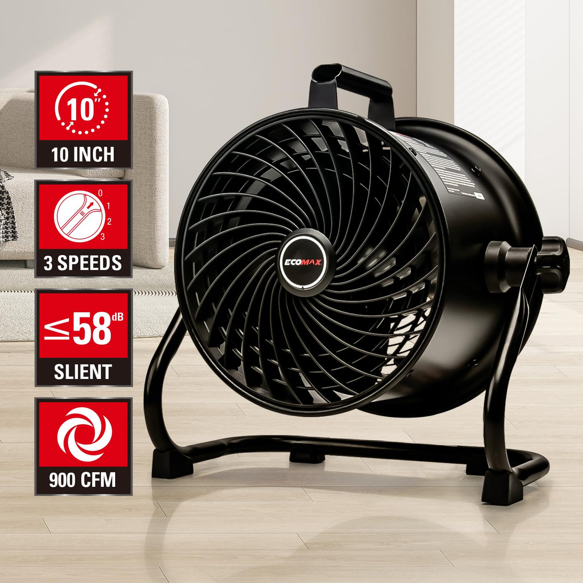 10 Inch High Velocity Drum Fan Y778694