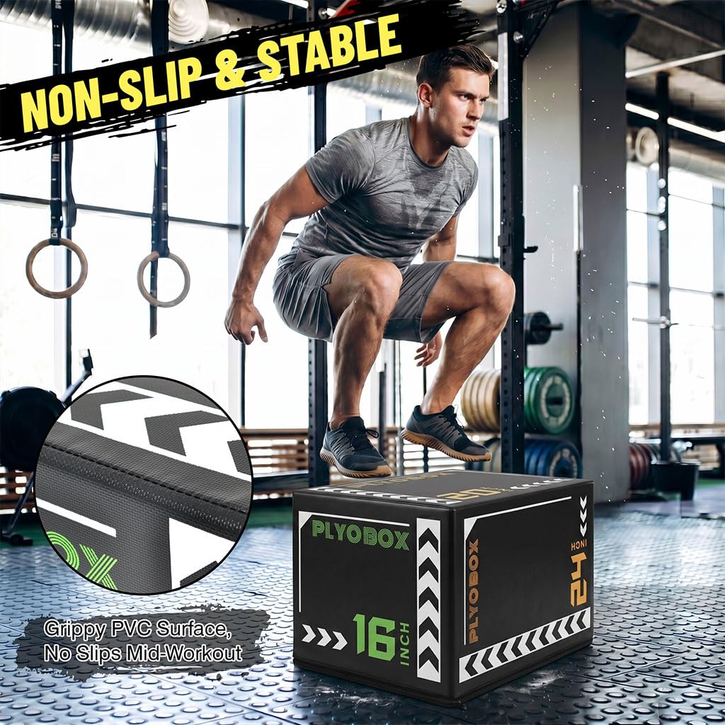3-in-1 Plyometric Jump Box F74364