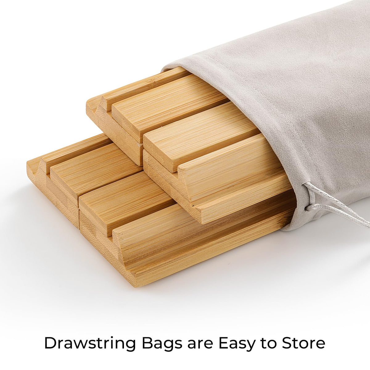 Bamboo Mahjong Racks with Magnetic Pushers G7178