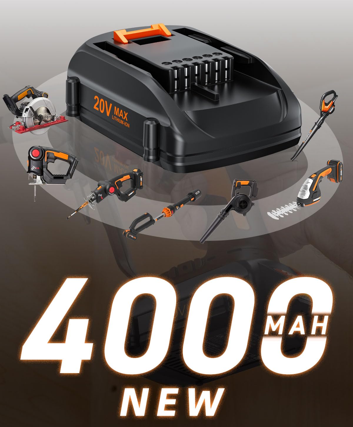 20V 4.0Ah Battery Replacement N33019