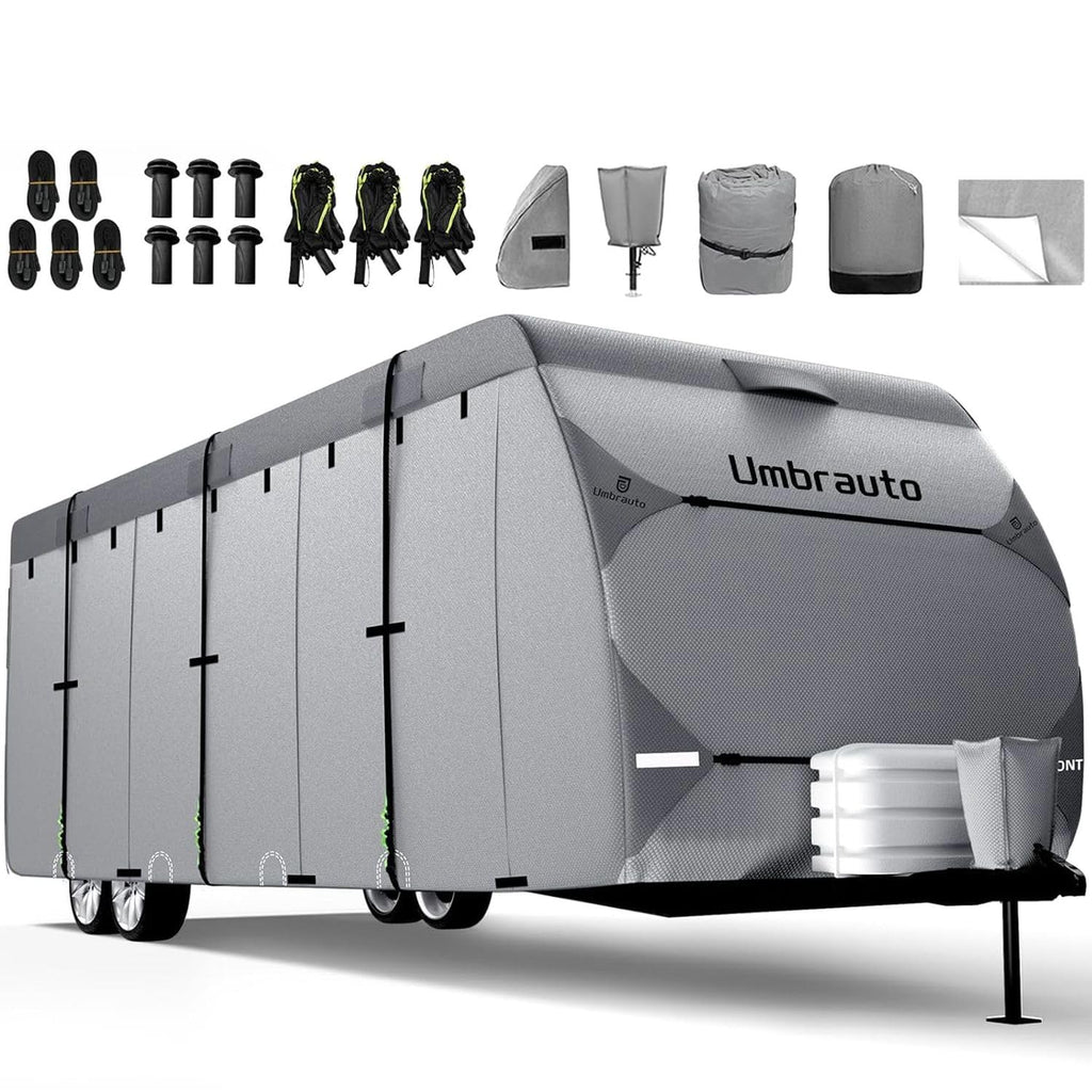 7 Layers Waterproof 14-16ft Travel Trailer RV Cover C402093