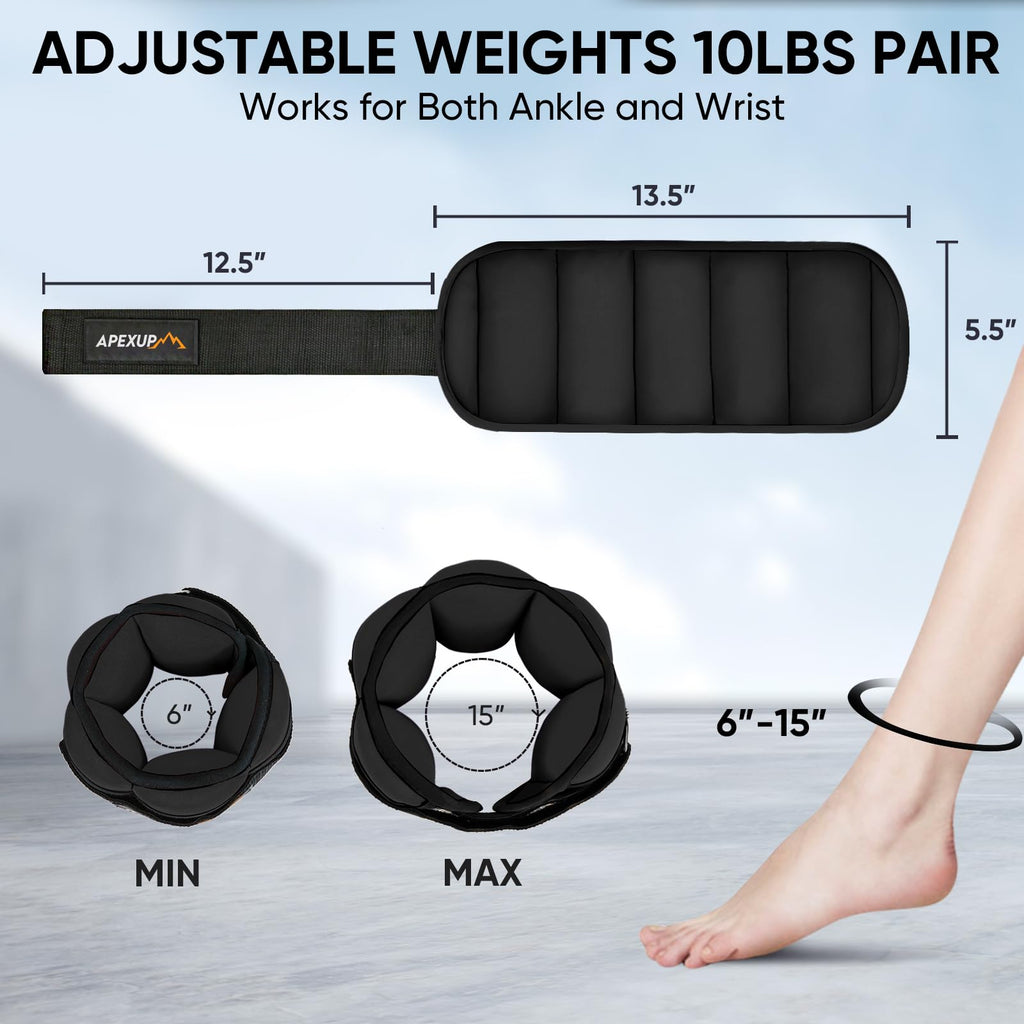 Adjustable Ankle Weights and Weighted Vest Y8915