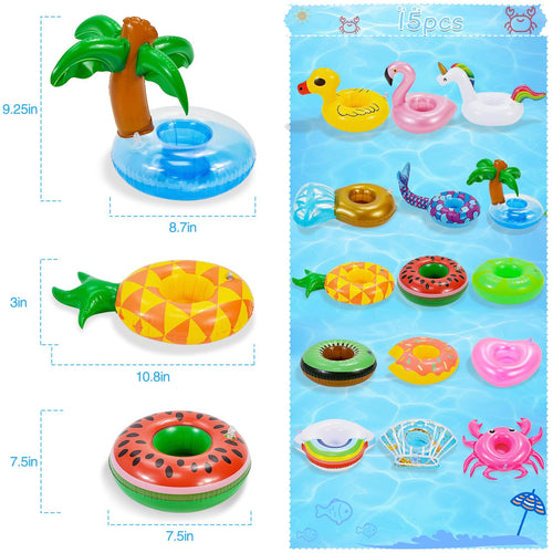 15 Pack Inflatable Drink Holder E95353