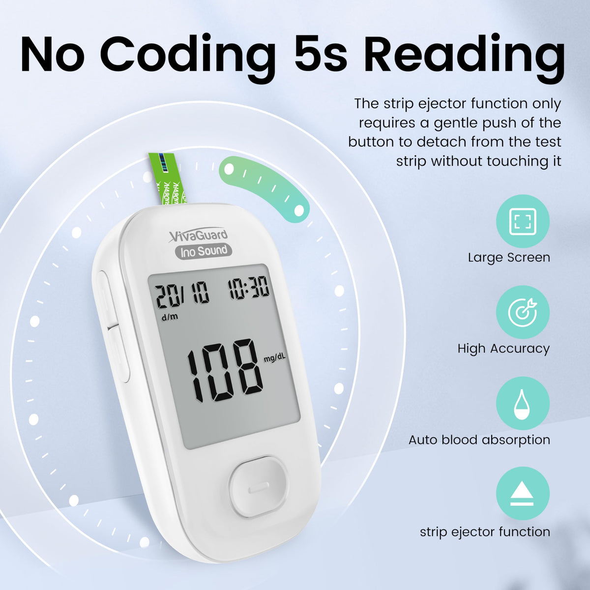 Talking Blood Glucose Monitor Kit A446