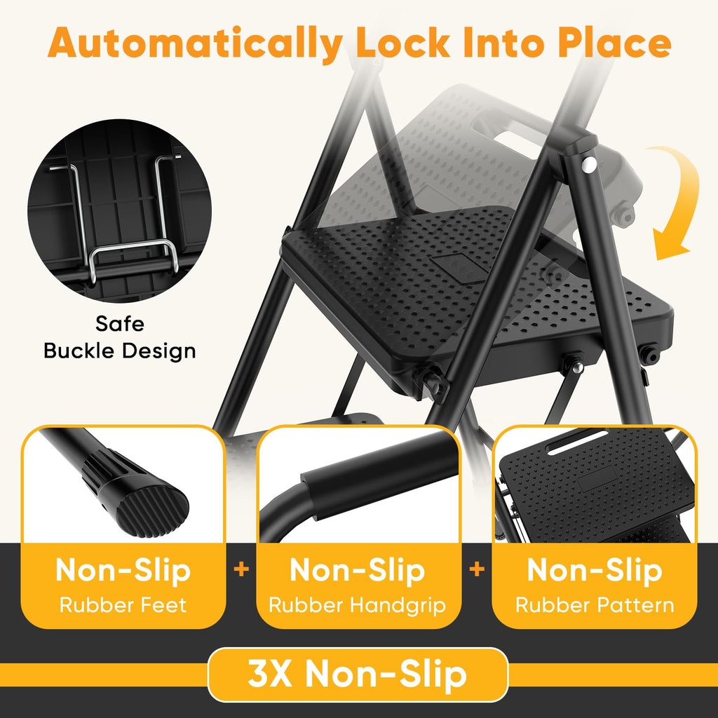 Two Step Ladder with Safety Lock Z81541