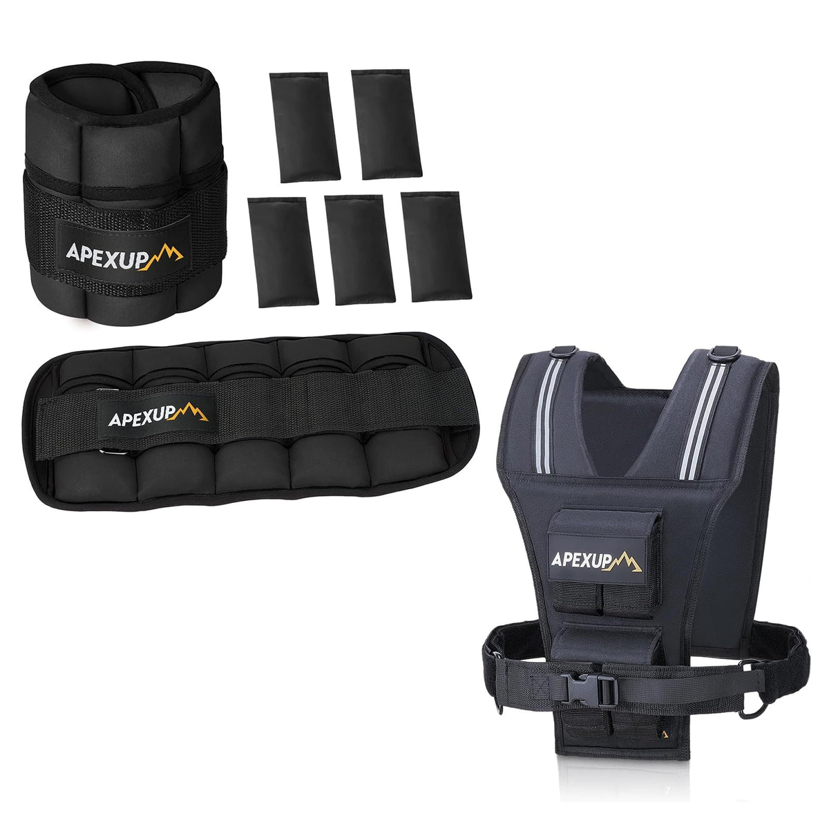 Adjustable Ankle Weights and Weighted Vest Y8915