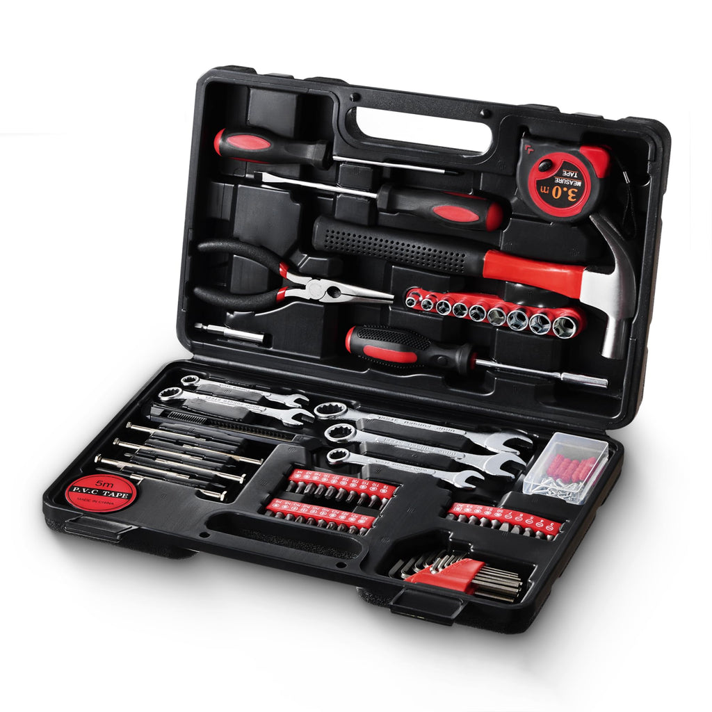 146-Piece Household Tool Kit with Storage ToolBox T1936