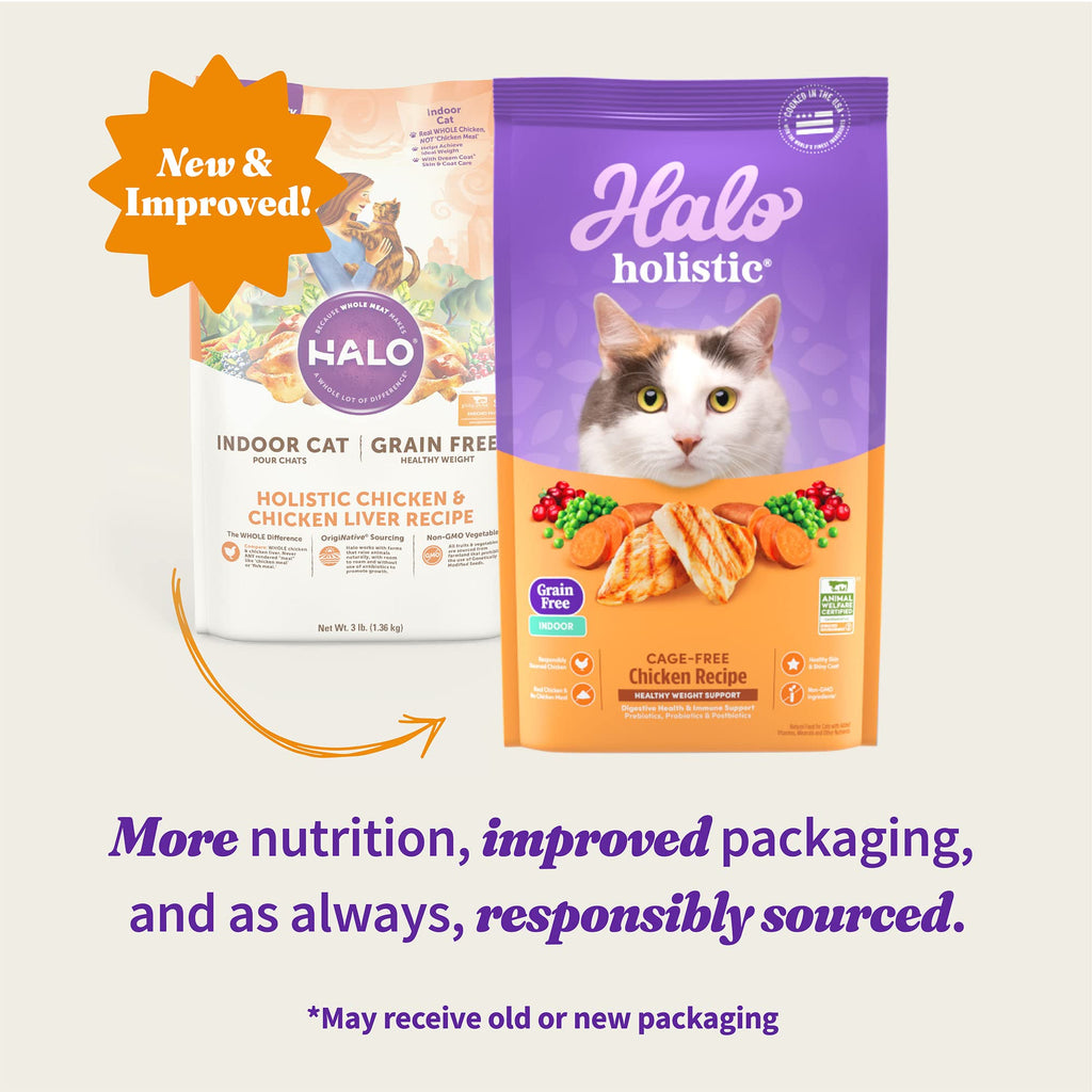 Indoor Dry Cat Food Cage-Free Chicken 6 lb D9479