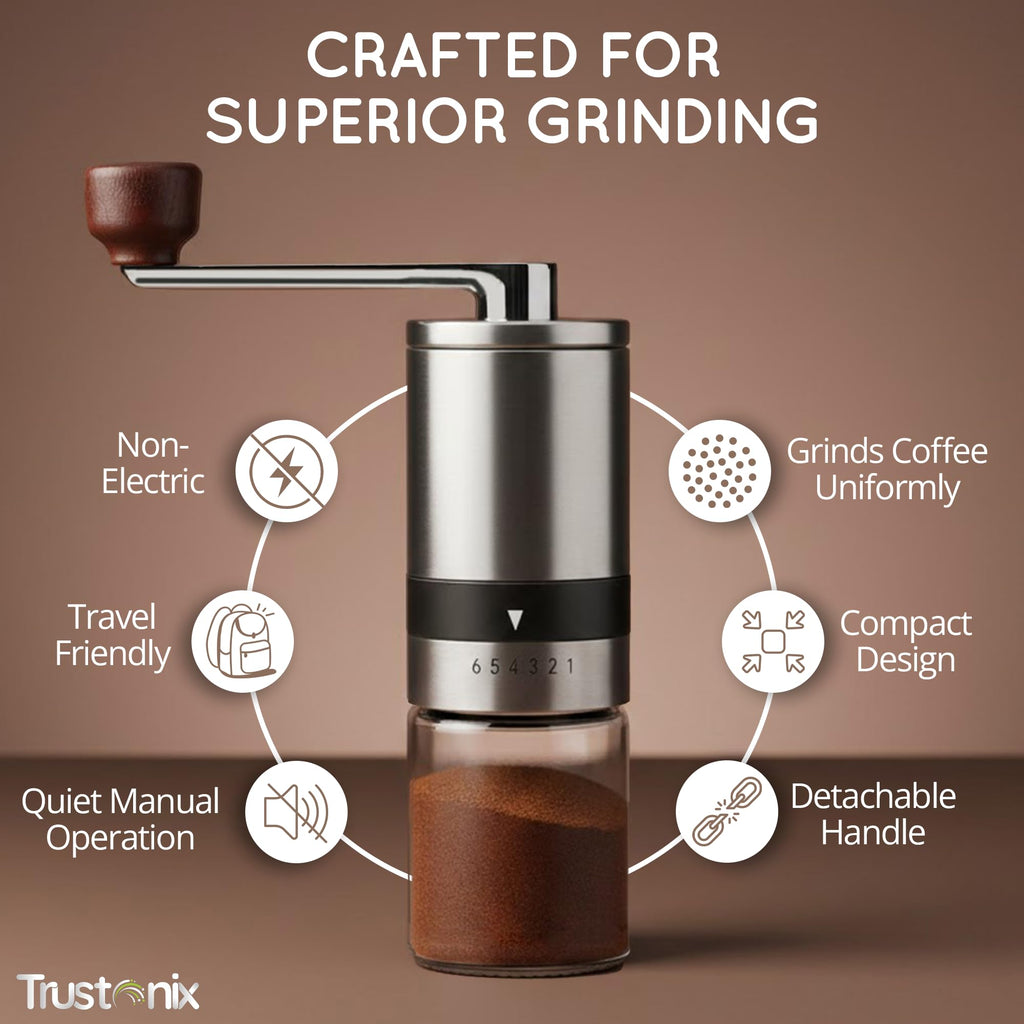 Manual Portable Hand Coffee Grinder H34087