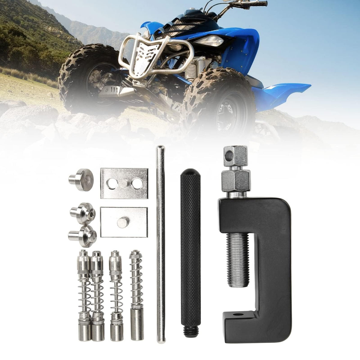 Motorcycle Chain Breaker Tool Set, 12-Piece Riveting Kit R949