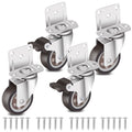 2 Inch L-Shaped Rubber Caster Set of 4 J380888