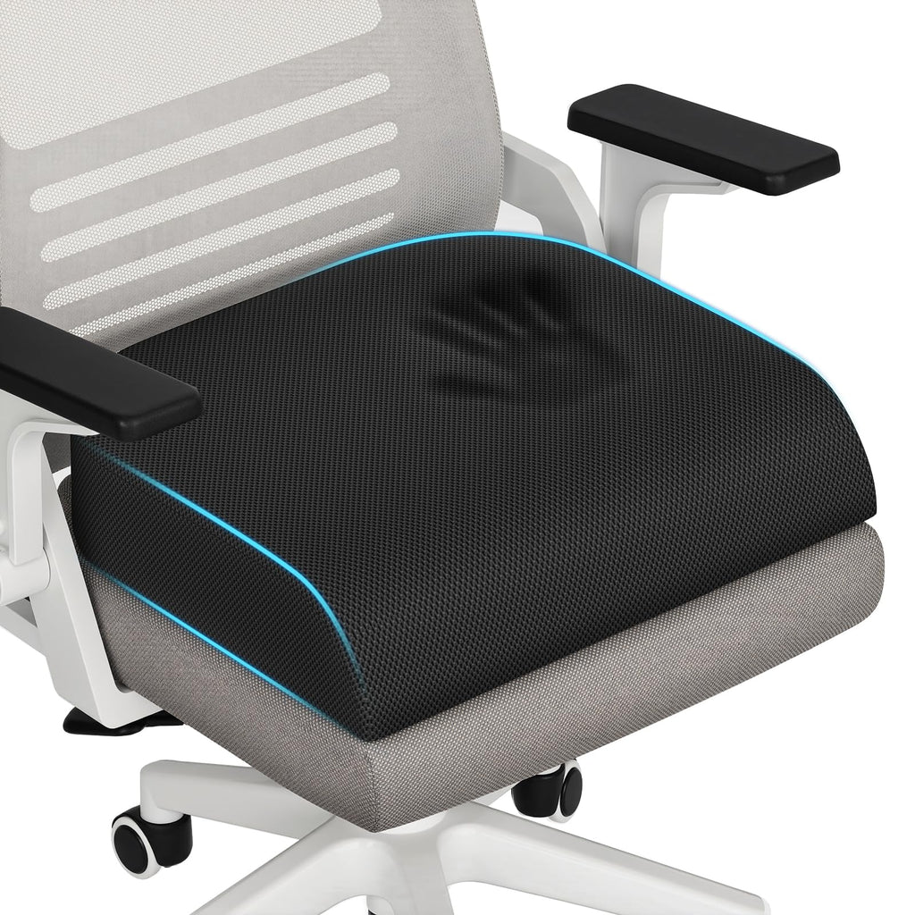 Memory Foam Seat Cushion 3-Inch Black Y19058