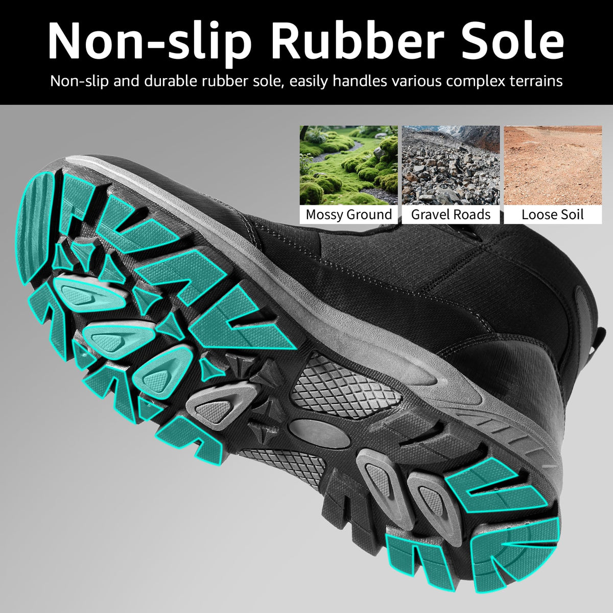 Men’s Waterproof Non-Slip Winter Snow Boots J45192