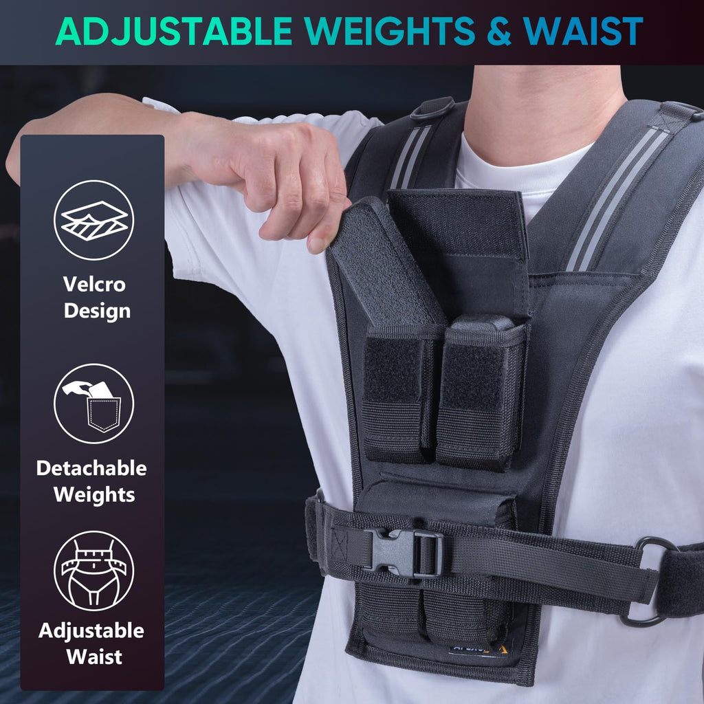 Adjustable Ankle Weights and Weighted Vest Y8915