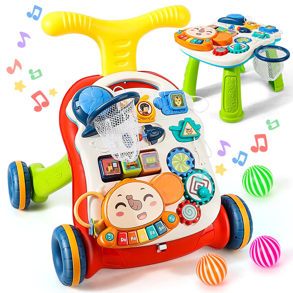 3-in-1 Baby Push Walker & Activity Center G709