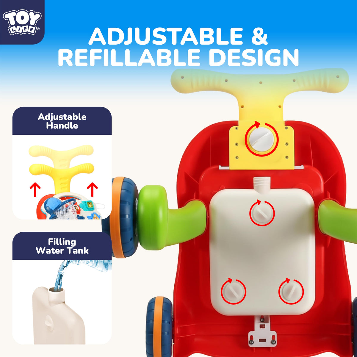 3-in-1 Baby Push Walker & Activity Center G709