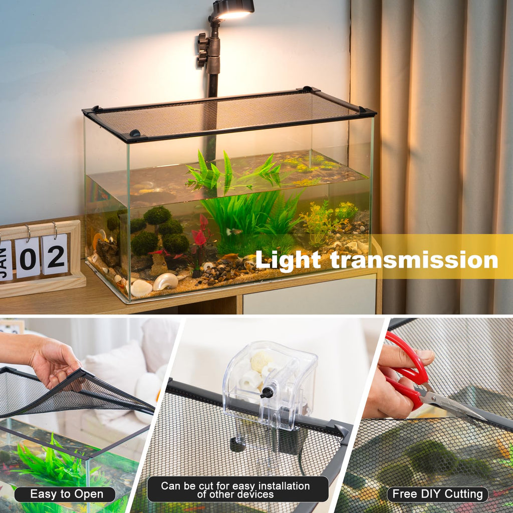 Magnetic Aquarium Lid Anti-Jumping Net Cover Z513