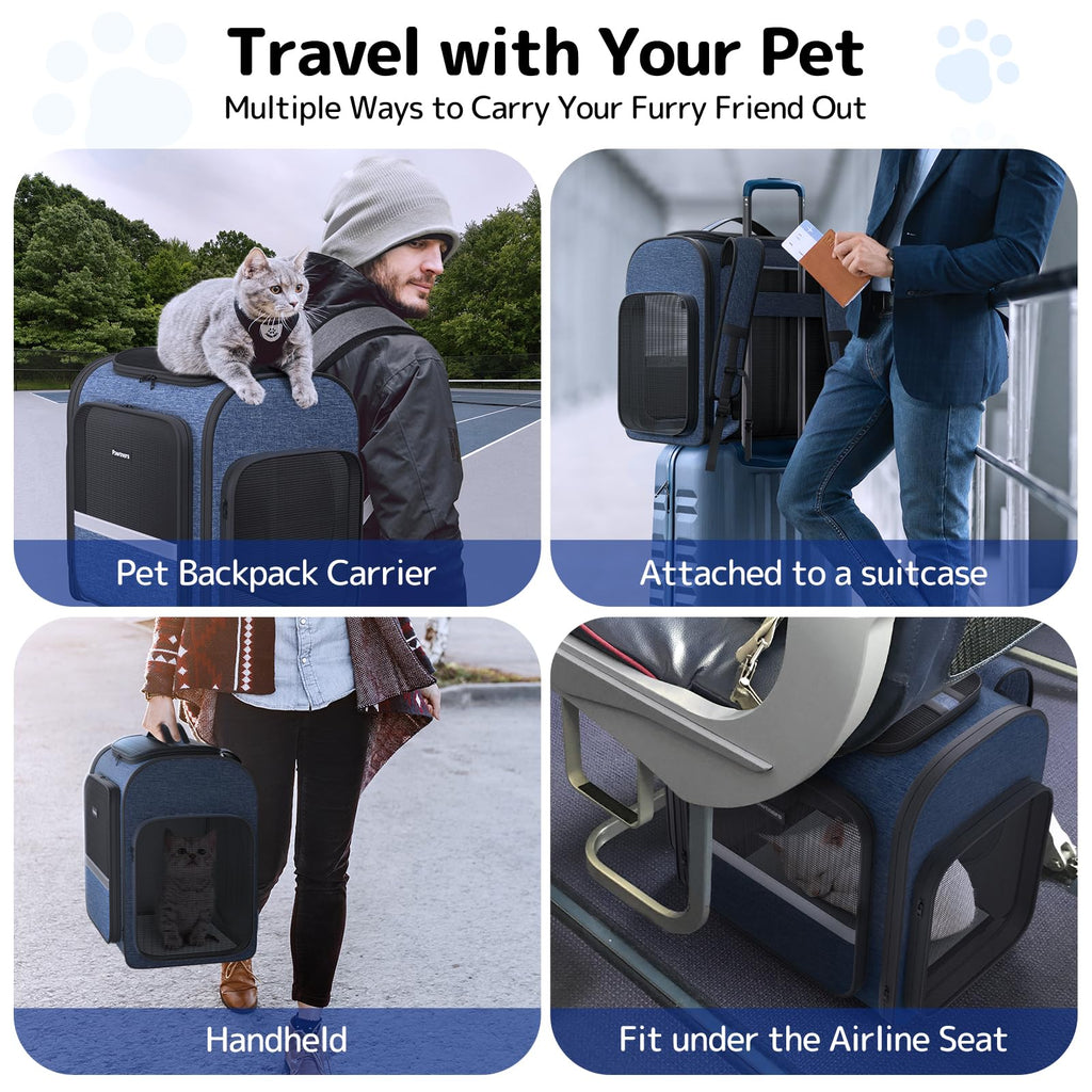 Cat Backpack with Play Tunnel X155