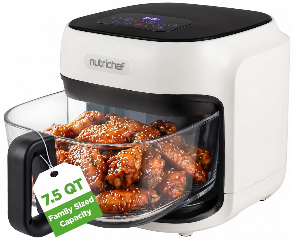 7.5 Quart Air Fryer with 6 Preset Cooking Modes R139