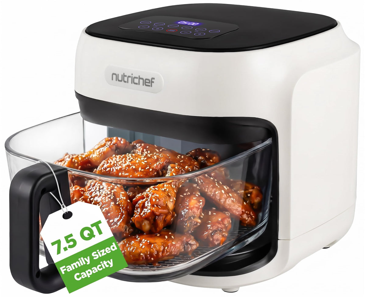 7.5 Quart Air Fryer with 6 Preset Cooking Modes R139