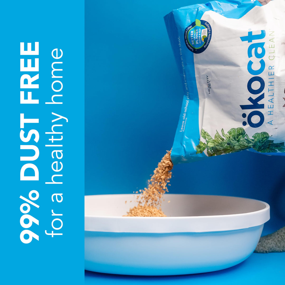 Natural Wood Clumping Cat Litter 16.6 lbs O48974