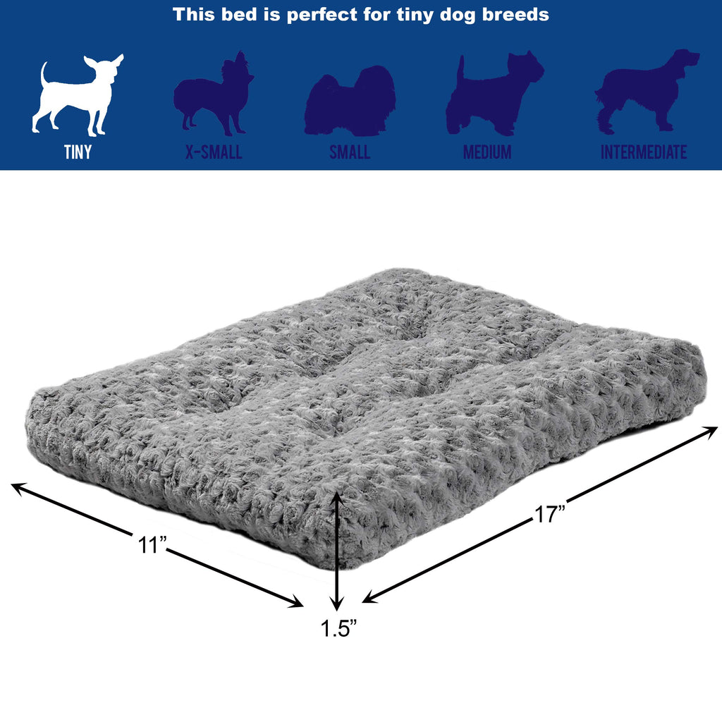 Gray Ombré Swirl Plush Pet Bed O306