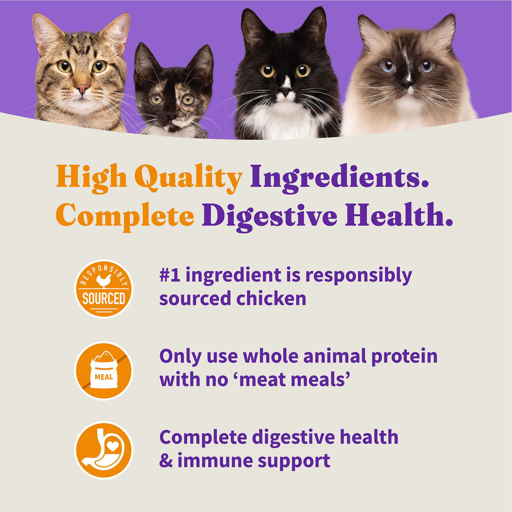 Indoor Dry Cat Food Cage-Free Chicken 6 lb D9479