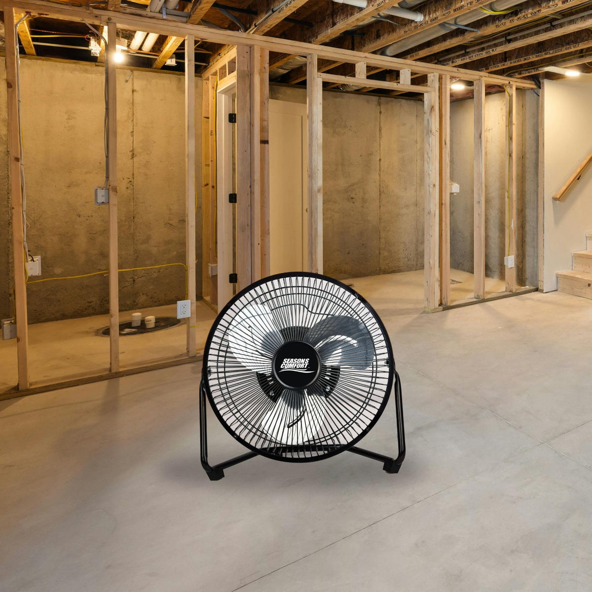 20 Inch 3 Speed Black High Velocity Fan Y889403
