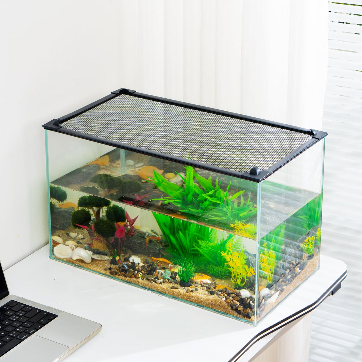 Magnetic Aquarium Lid Anti-Jumping Net Cover Z513