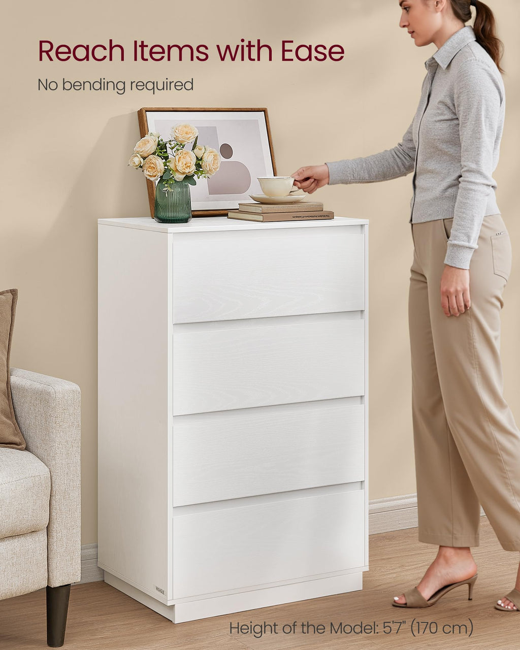 4-Drawer Dresser D759