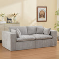 Light Grey Chenille Modular Sectional Sofa C843
