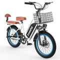 1000W 48V 13Ah Electric Bicycle with Rear Seat and Front Basket R7885