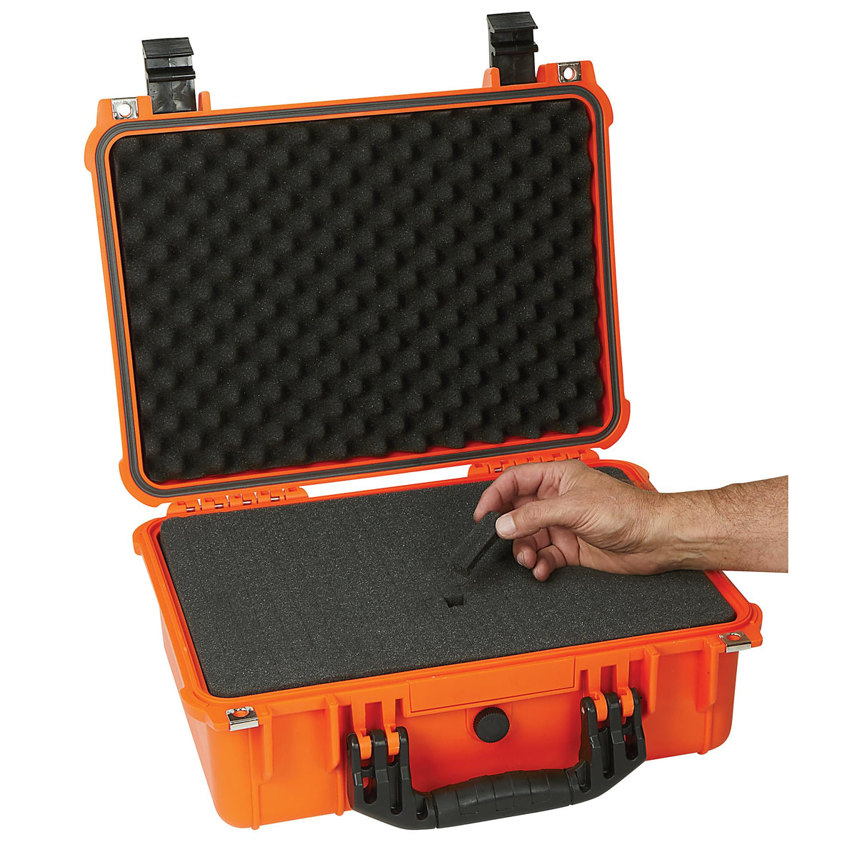 16in. Plastic Waterproof Storage Case with Foam I92624