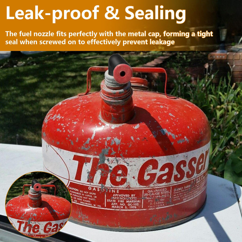 Gas Can Spout with Rubber Stopper F1481