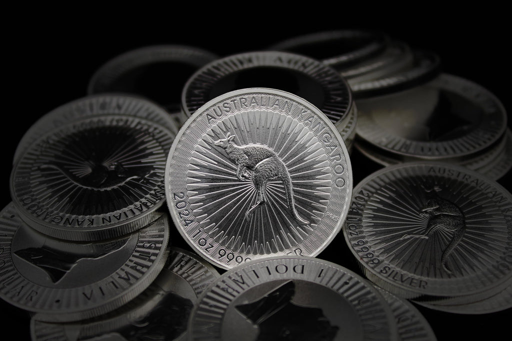 1 oz Australian Silver Kangaroo Coin M978