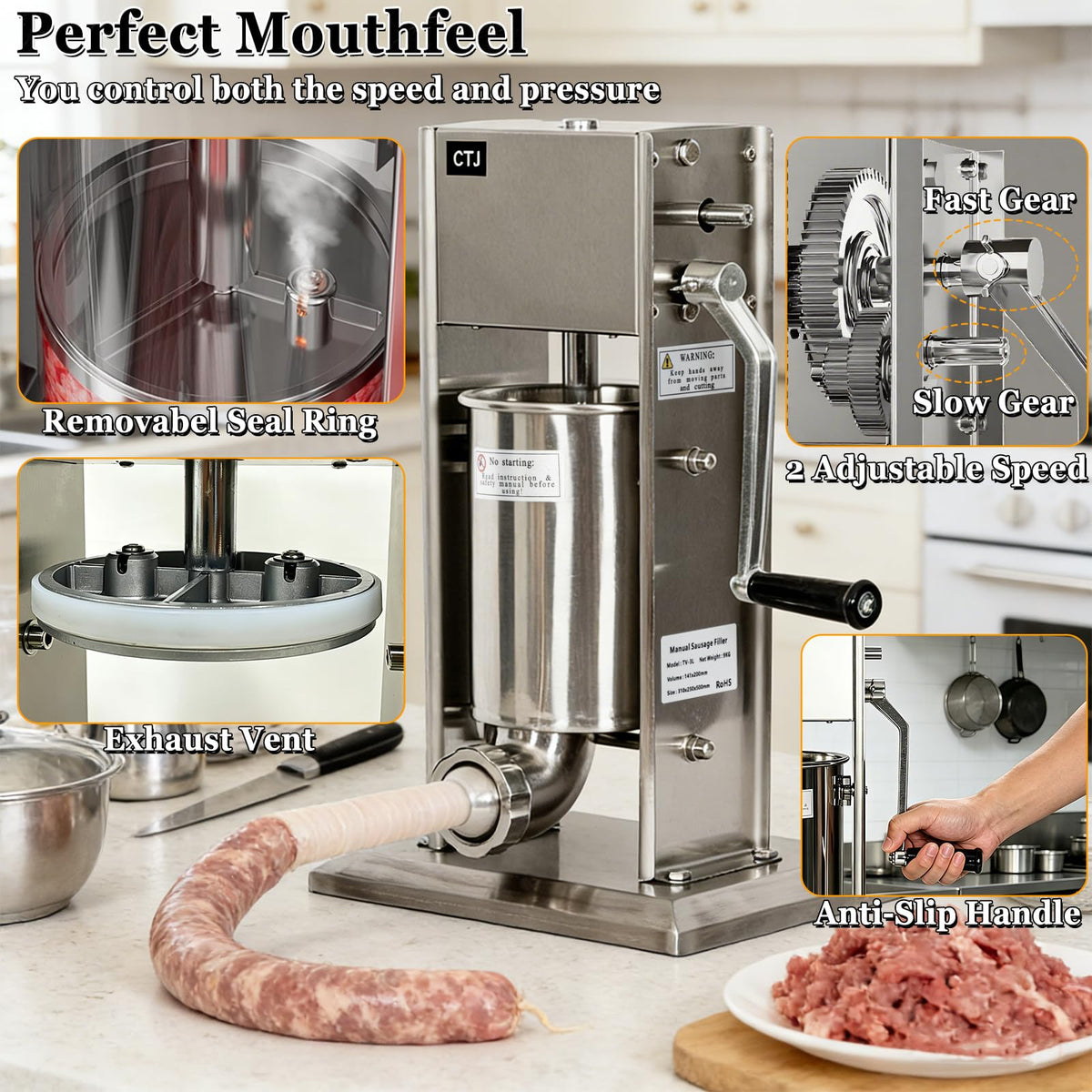 Stainless Steel Sausage & Churro Maker X49486