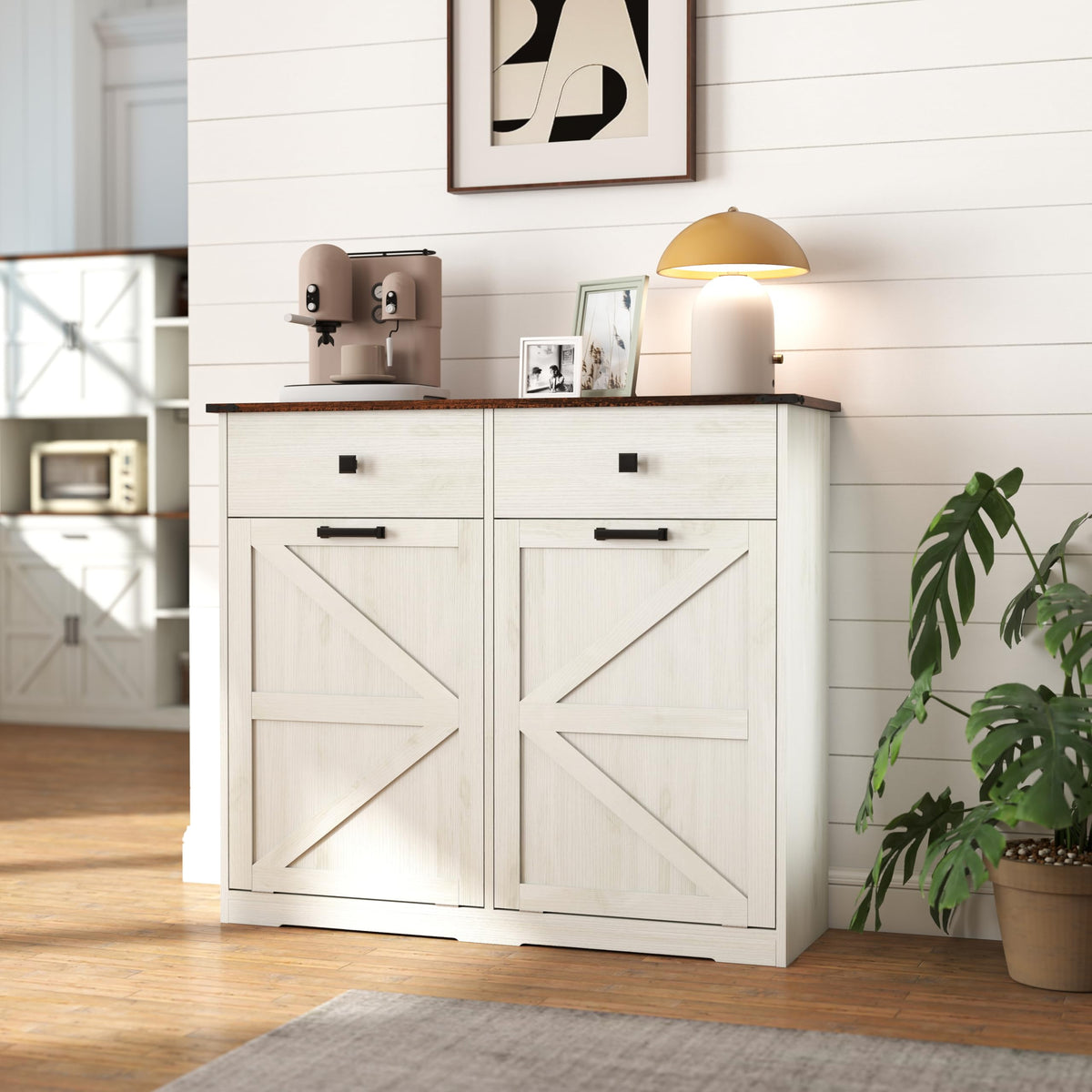 39" Double Tilt-Out Trash Cabinet for 20 Gallon Cans X819460