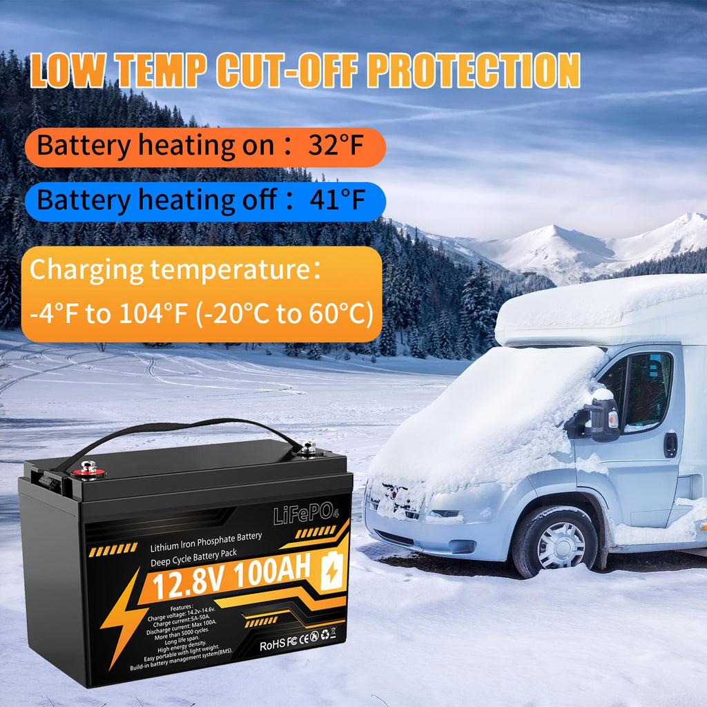 12V 100Ah LiFePO4 Deep Cycle Battery M39791