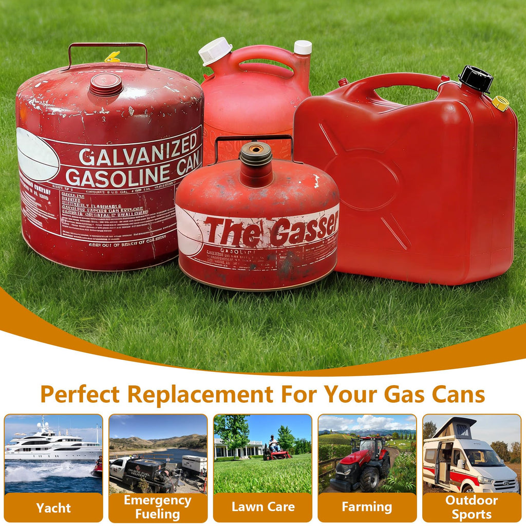 Gas Can Spout with Rubber Stopper F1481