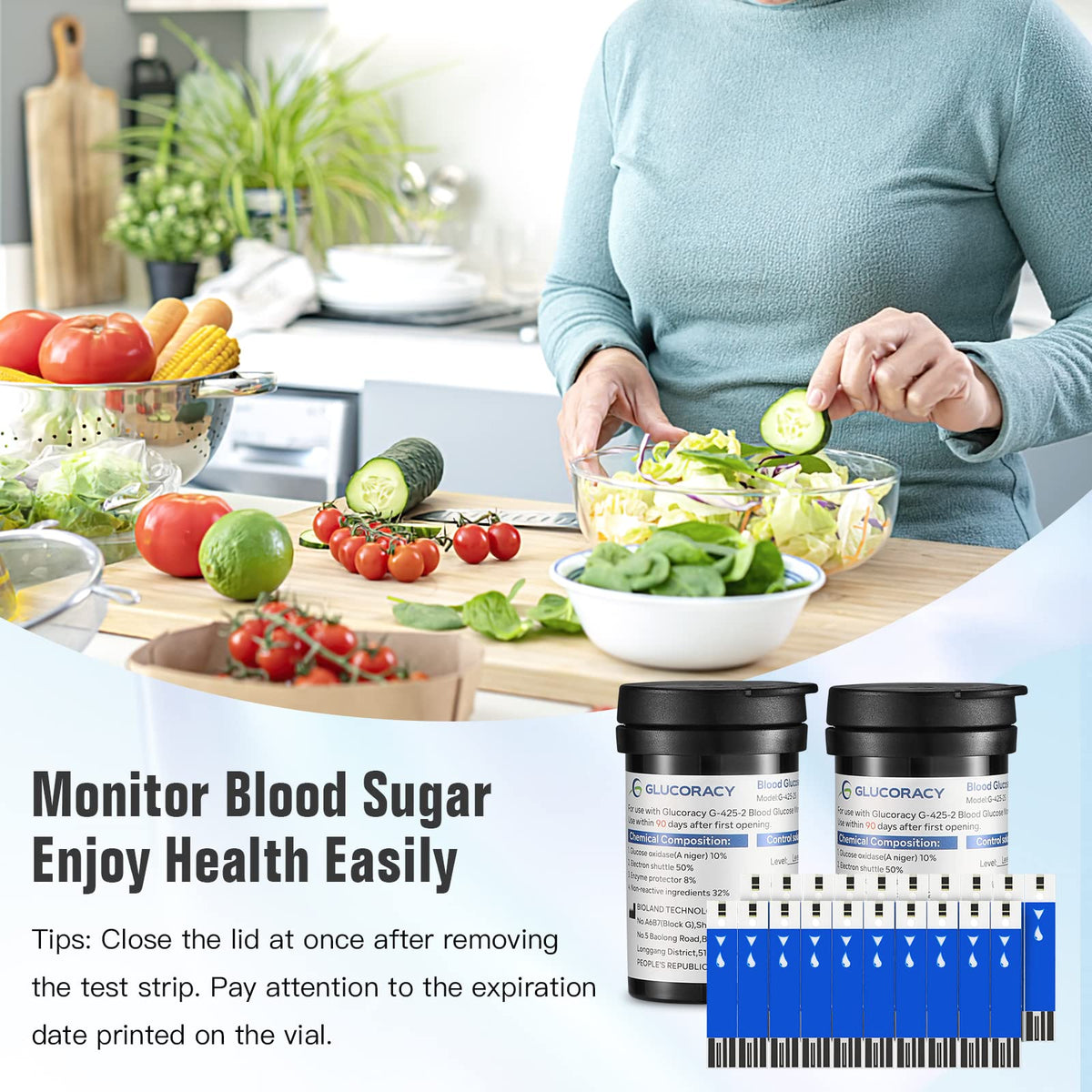 Blood Glucose Test Strips Y487