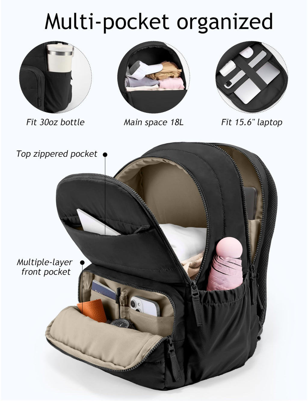 15.6 Inch Laptop Backpack P870